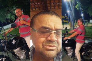 Seu José Ribamar de motoca nova =)