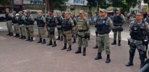 Policiamento no Centro