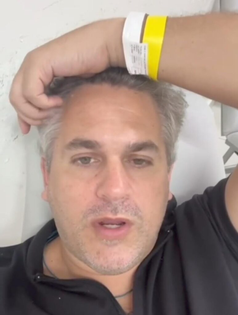 Prefeito Pablo Santos no hospital