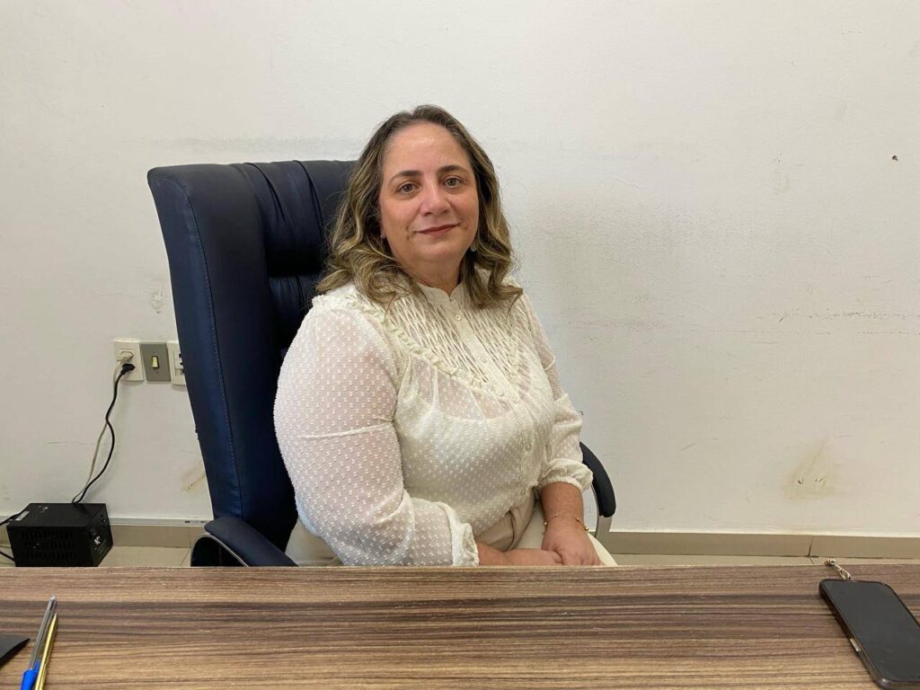 Presidente da Fundação Municipal de Saúde, Leopoldina Cipriano (Foto: Ascom FMS)