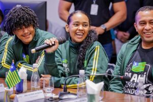 Estudante do programa Do Piauí para o mundo