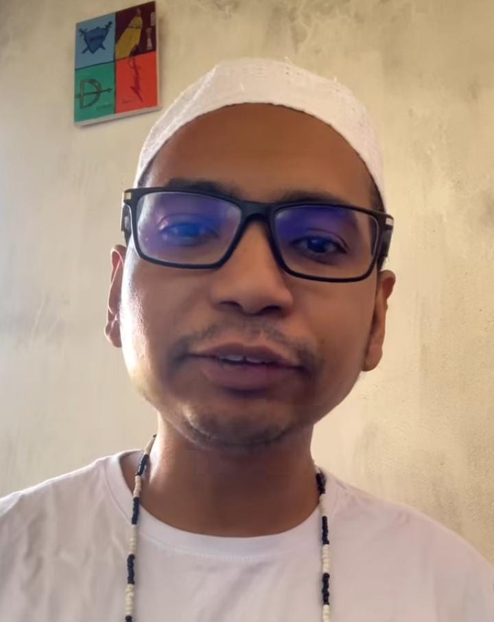 Valciãn Calixto, zelador de Santo na Casa do Silêncio, Terreiro de Umbanda do Piauí