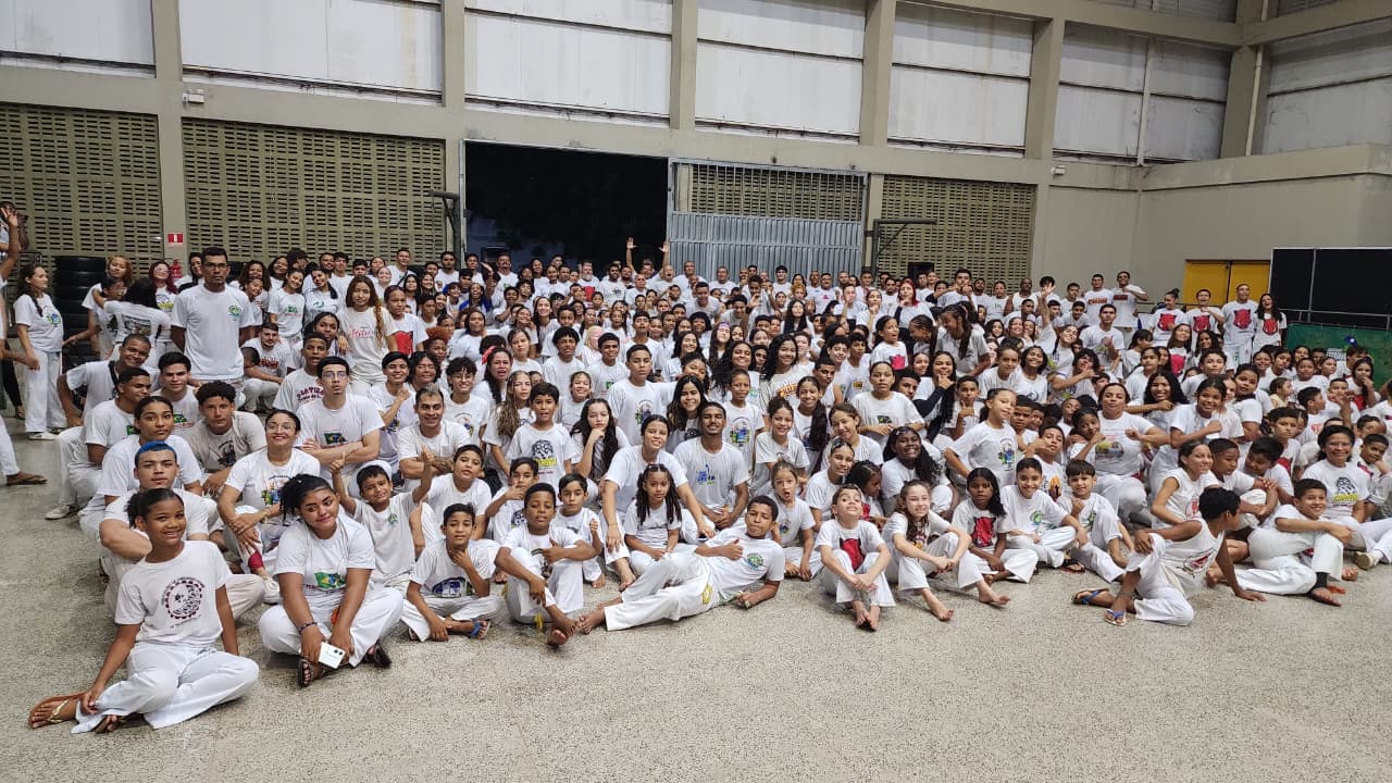 Alunos de Capoeira