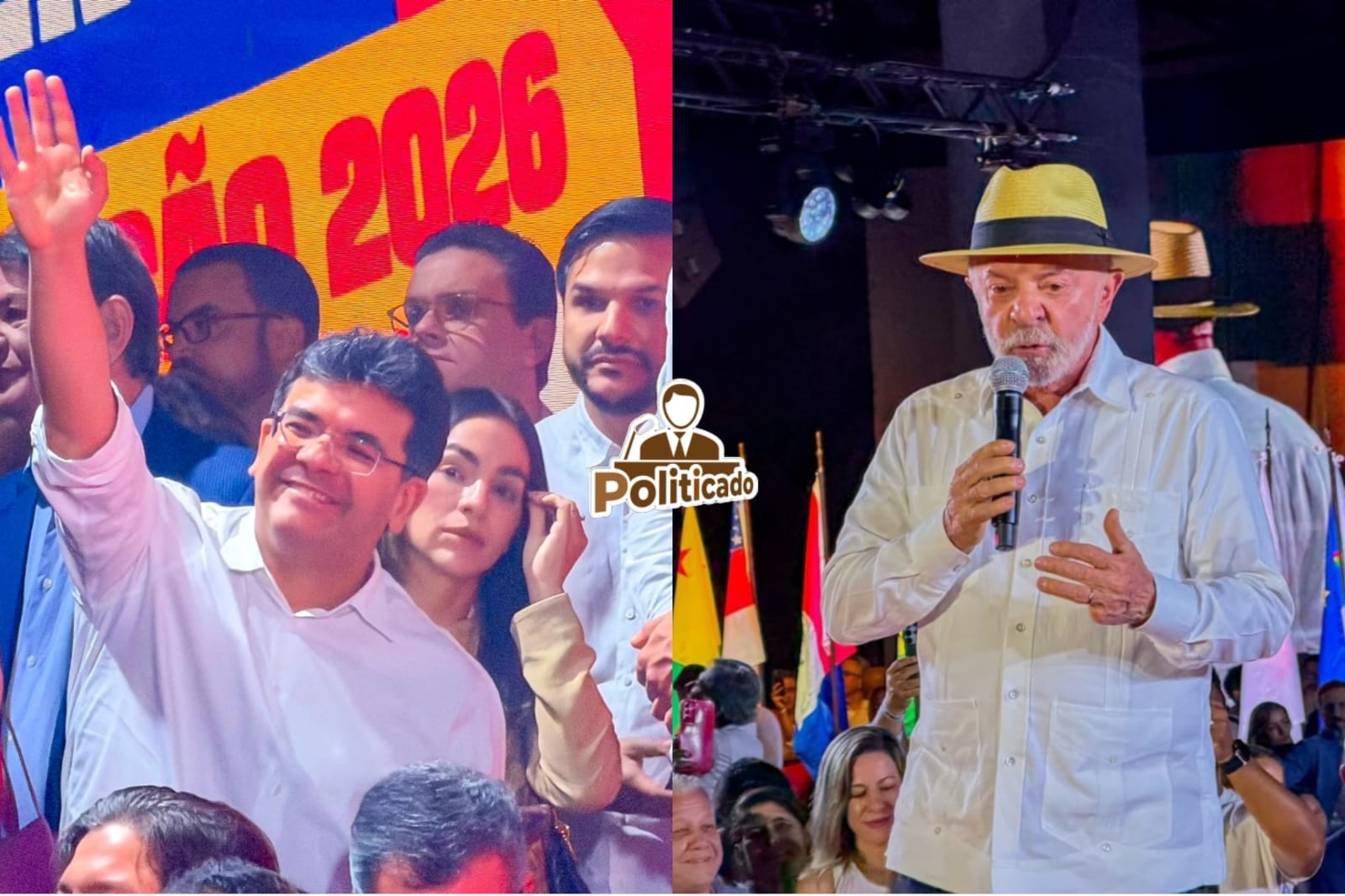 Lula elogia Rafael Fonteles em convenção e acena para o futuro: “Quem sabe saia do Piauí o próximo?”