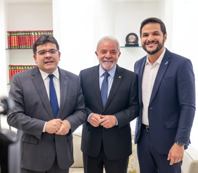 Rafael Fonteles, Lula e Washington Bandeira