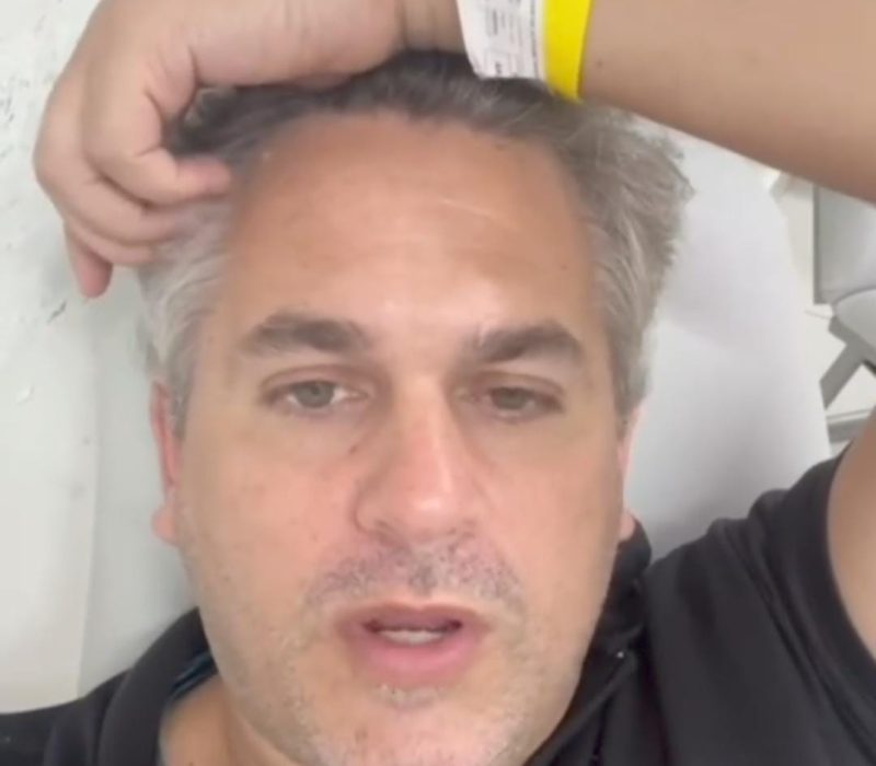 Prefeito Pablo Santos no hospital