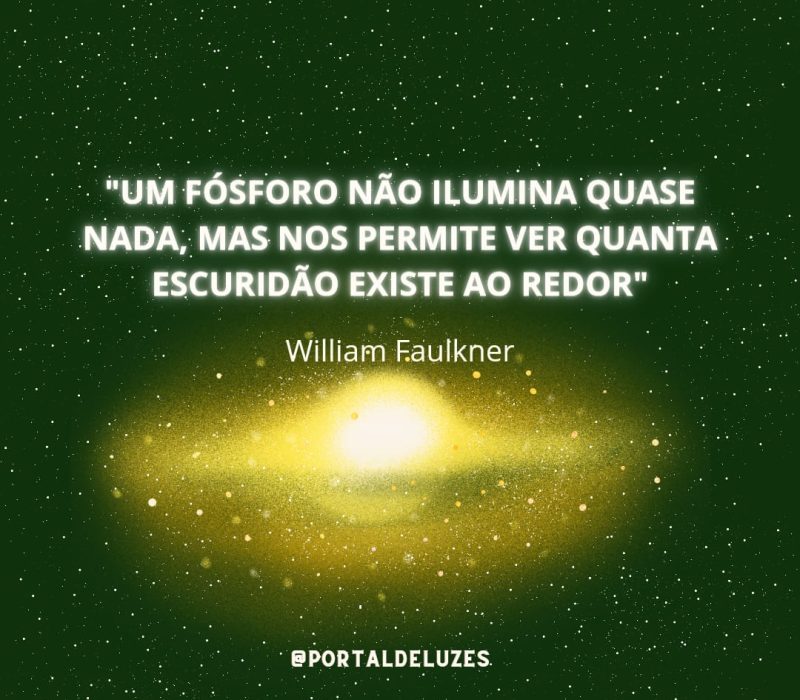 O fósforo e a escuridão