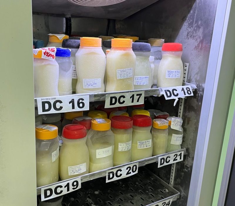 Leite materno na Maternidade Dona Evangelina Rosa