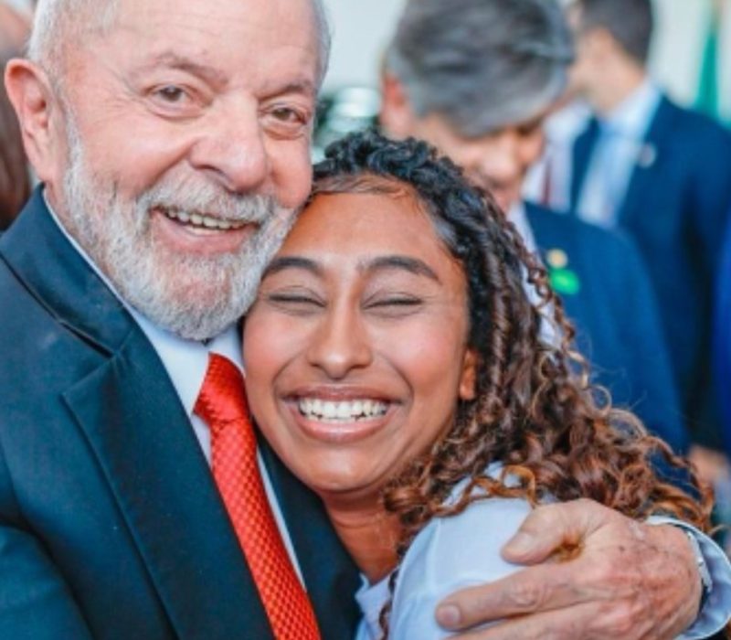 Lívia Maria e Lula